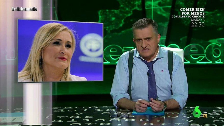 El Gran Wyoming tratado el caso del Master de Cifuentes