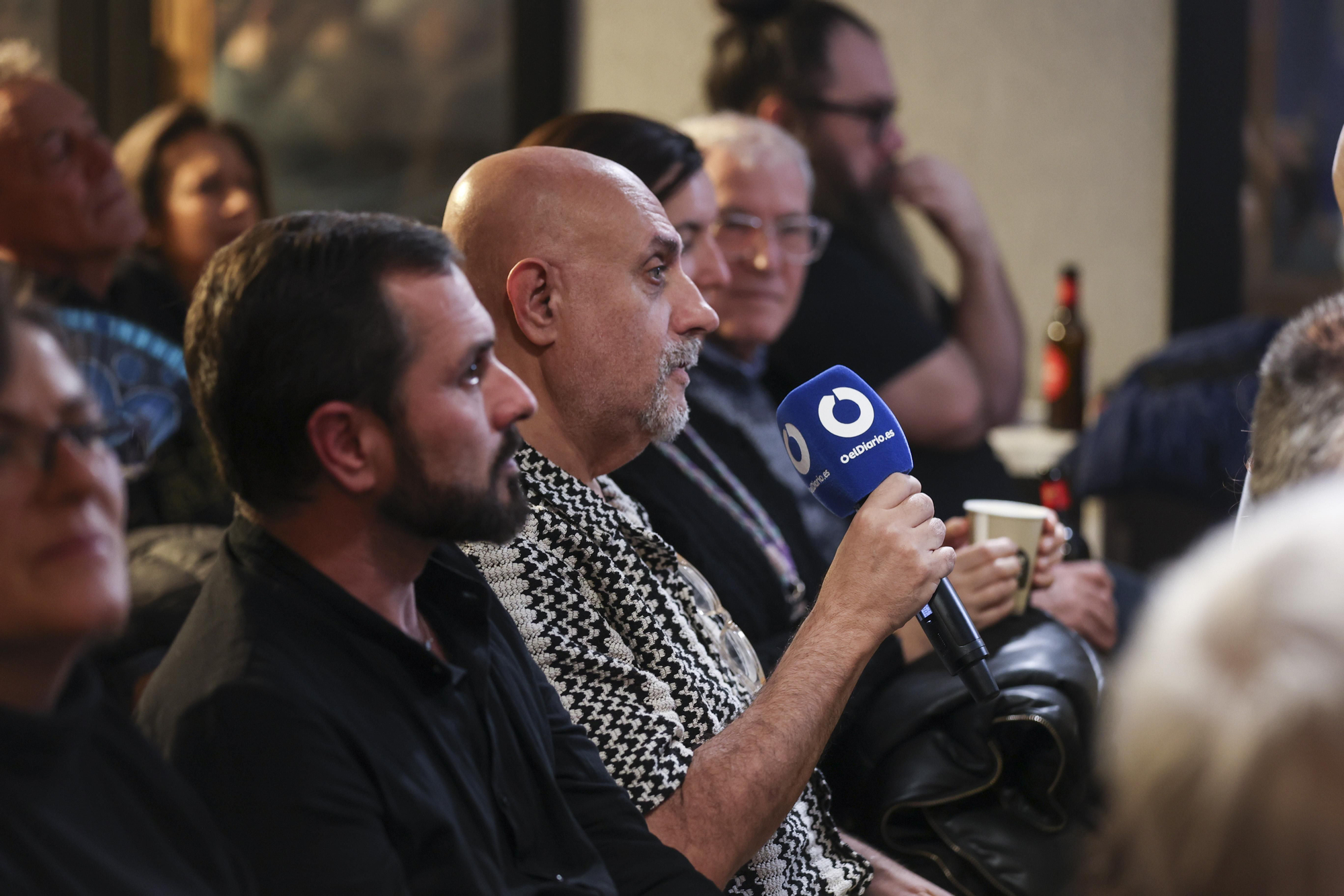 La banda Morgan en la redacción de elDiario.es