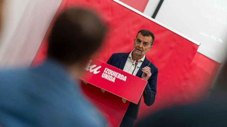 El coordinador federal de IU, Antonio Maíllo
