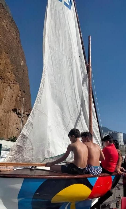 Escuela de Vela Latina, en  Santa Cruz de La Palma.