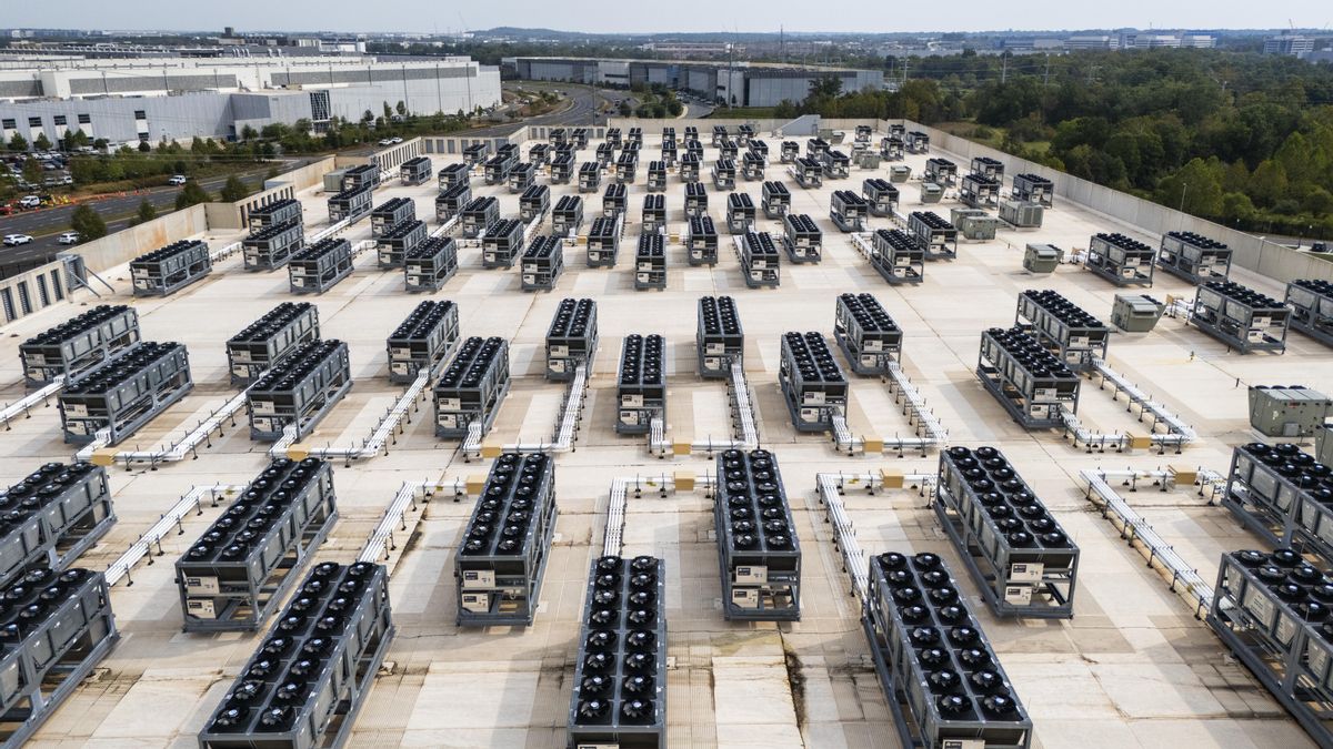 Imagen de un centro de datos en Virginia, EEUU.