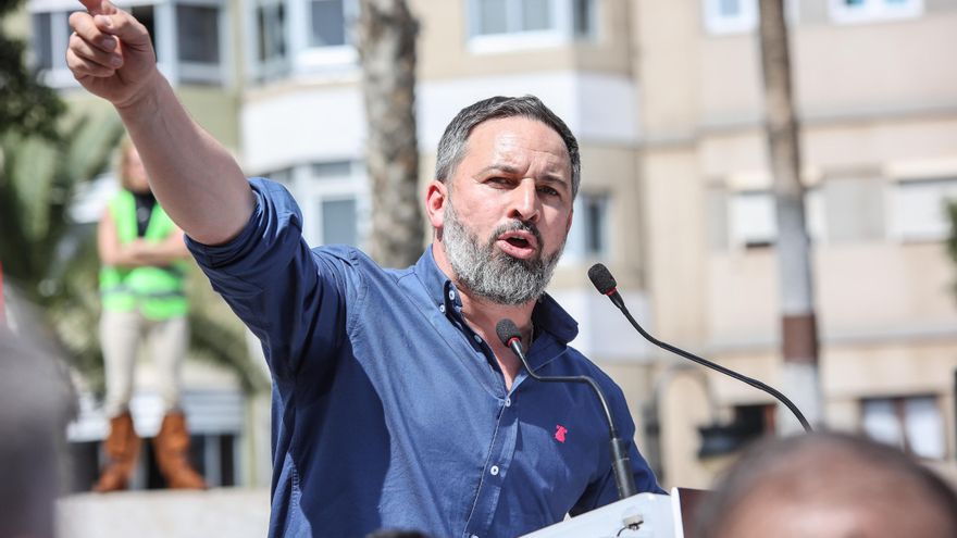 El presidente de Vox, Santiago Abascal.