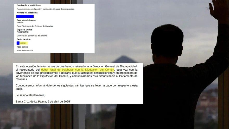 Tiene 33 años, padece un TOC y lleva dos años esperando en Tenerife una valoración de discapacidad para poder trabajar