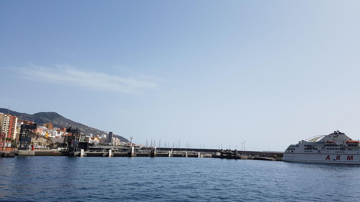 Cielo casi despejado en La Palma.