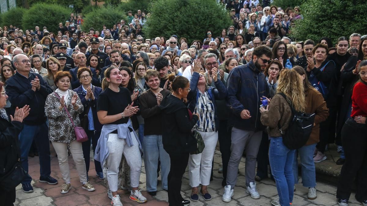 Concentración por el asesinato de una mujer en la Fuensanta