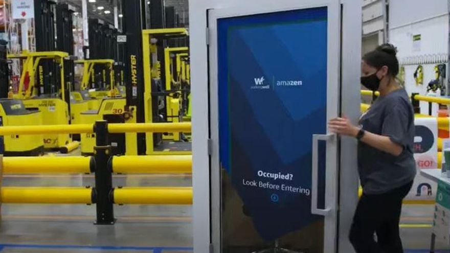 "Cabinas para llorar": críticas a Amazon por los cubículos 'Amazen' contra el estrés de sus empleados