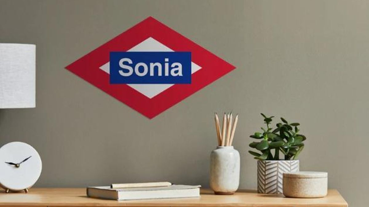 Rombo personalizado de Metro de Madrid.