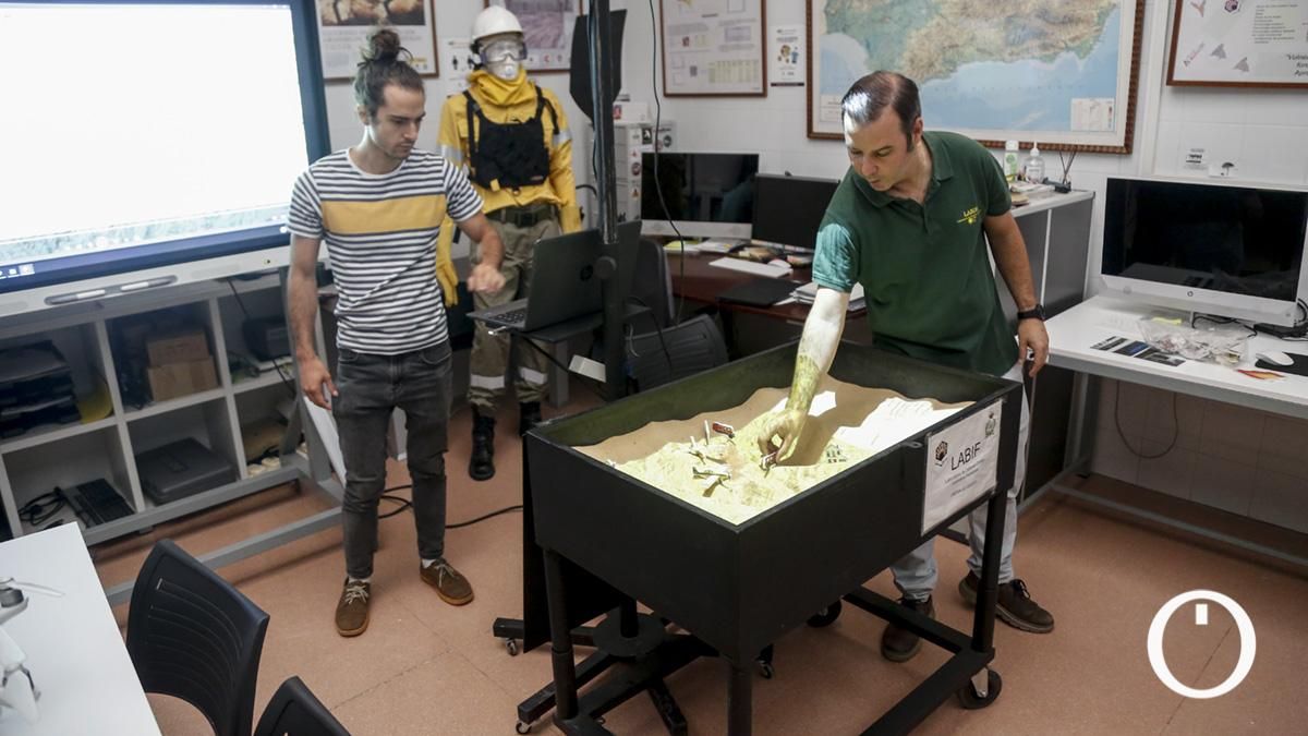 Laboratorio de incendios forestales de la UCO