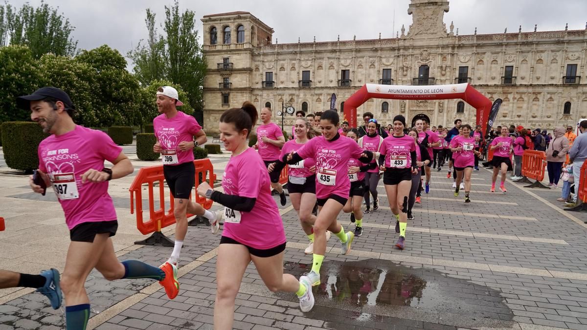 León acogió por quinta vez la carrera solidaria ‘Run For Parkinson’