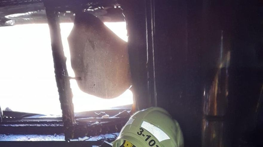 Un incendio destroza una vivienda de Reinosa pero sin heridos