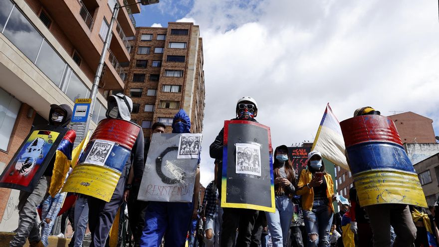 Las protestas sociales marcan un atípico Día de la Independencia en Colombia