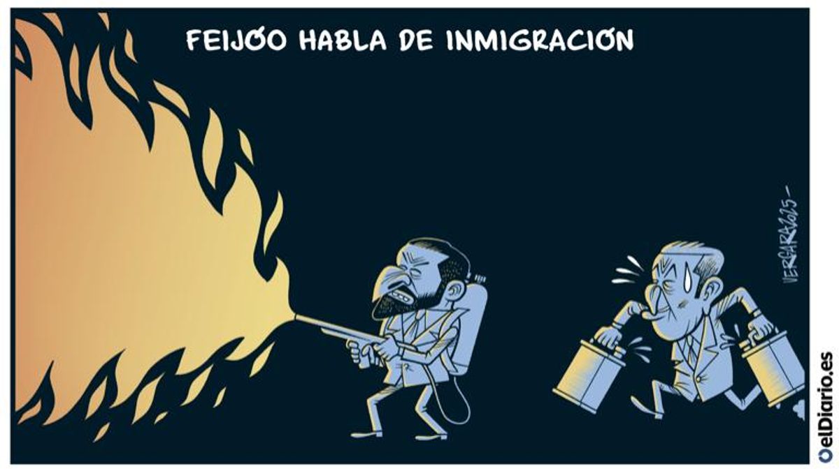 Feijóo habla de inmigración