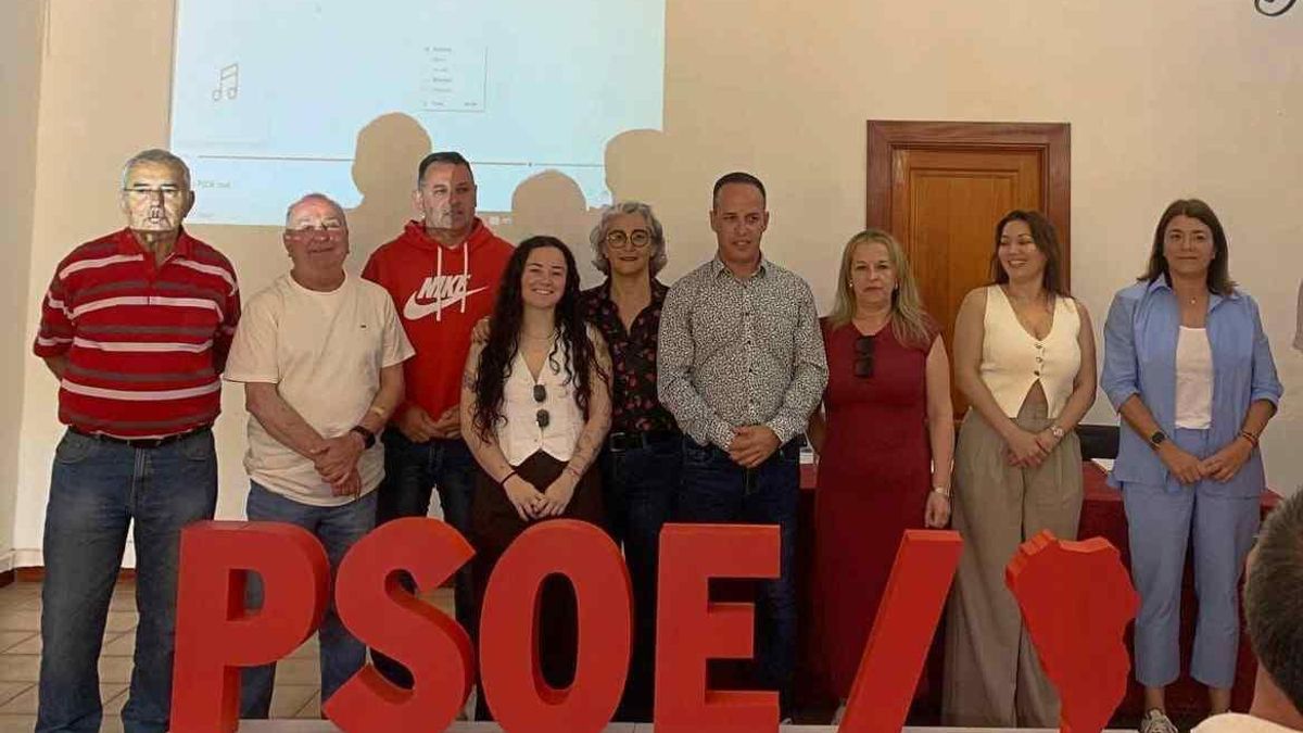 Nueva ejecutiva del PSOE de Tazacorte.