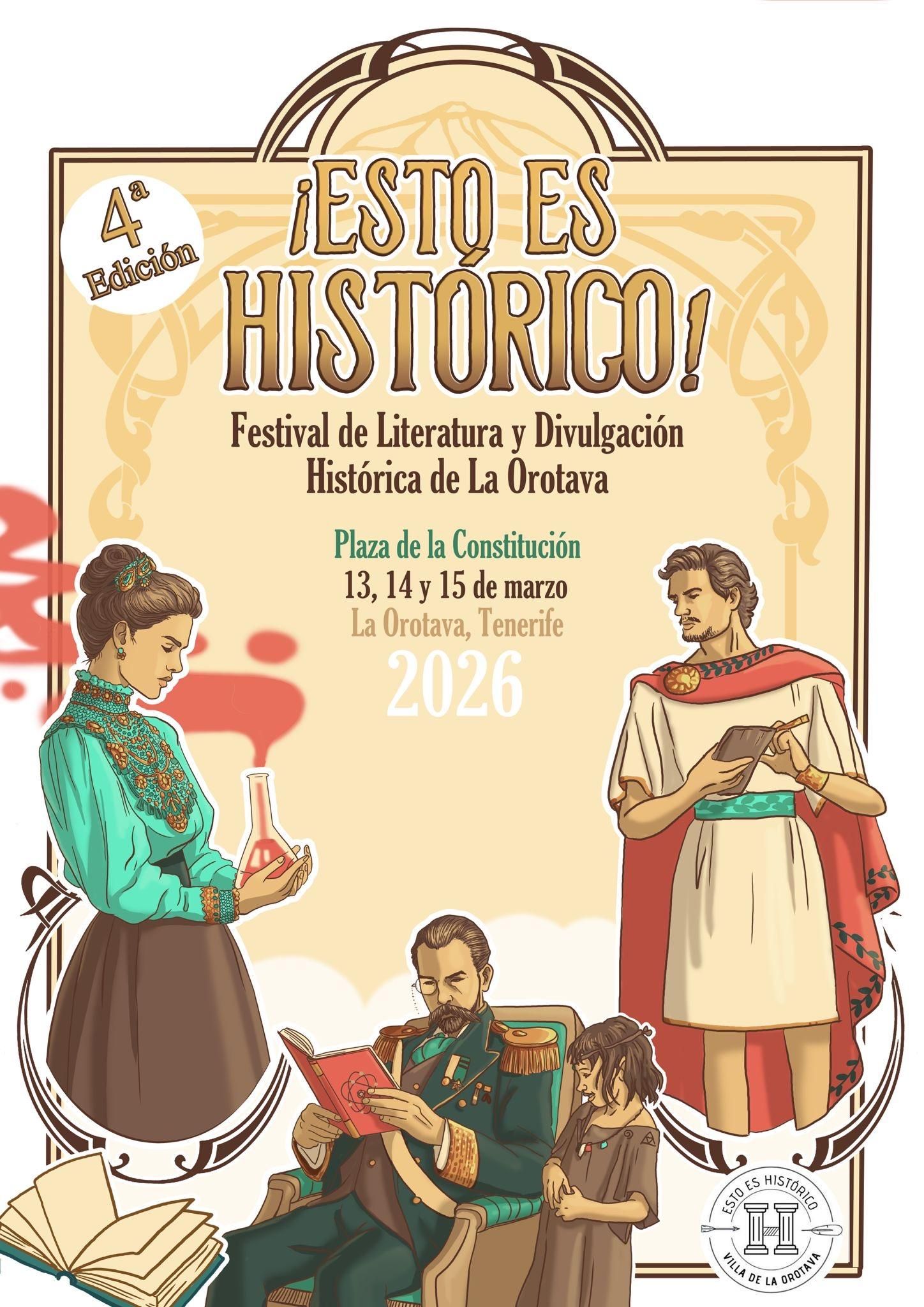 Cartel promocional de la IV edición del festival ¡Esto es histórico!