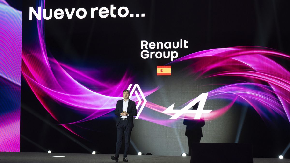 Erdem Kizildere, en la presentación de resultados de Renault.