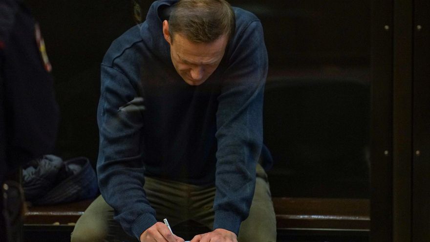 El opositor ruso Alexéi Navalni, condenado a tres años y medio de prisión