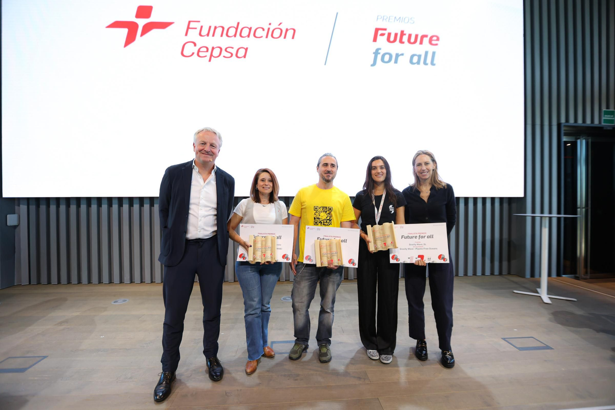 Fundación Cepsa reconoce tres proyectos transformadores en la primera edición de los Premios 'Future for all'.