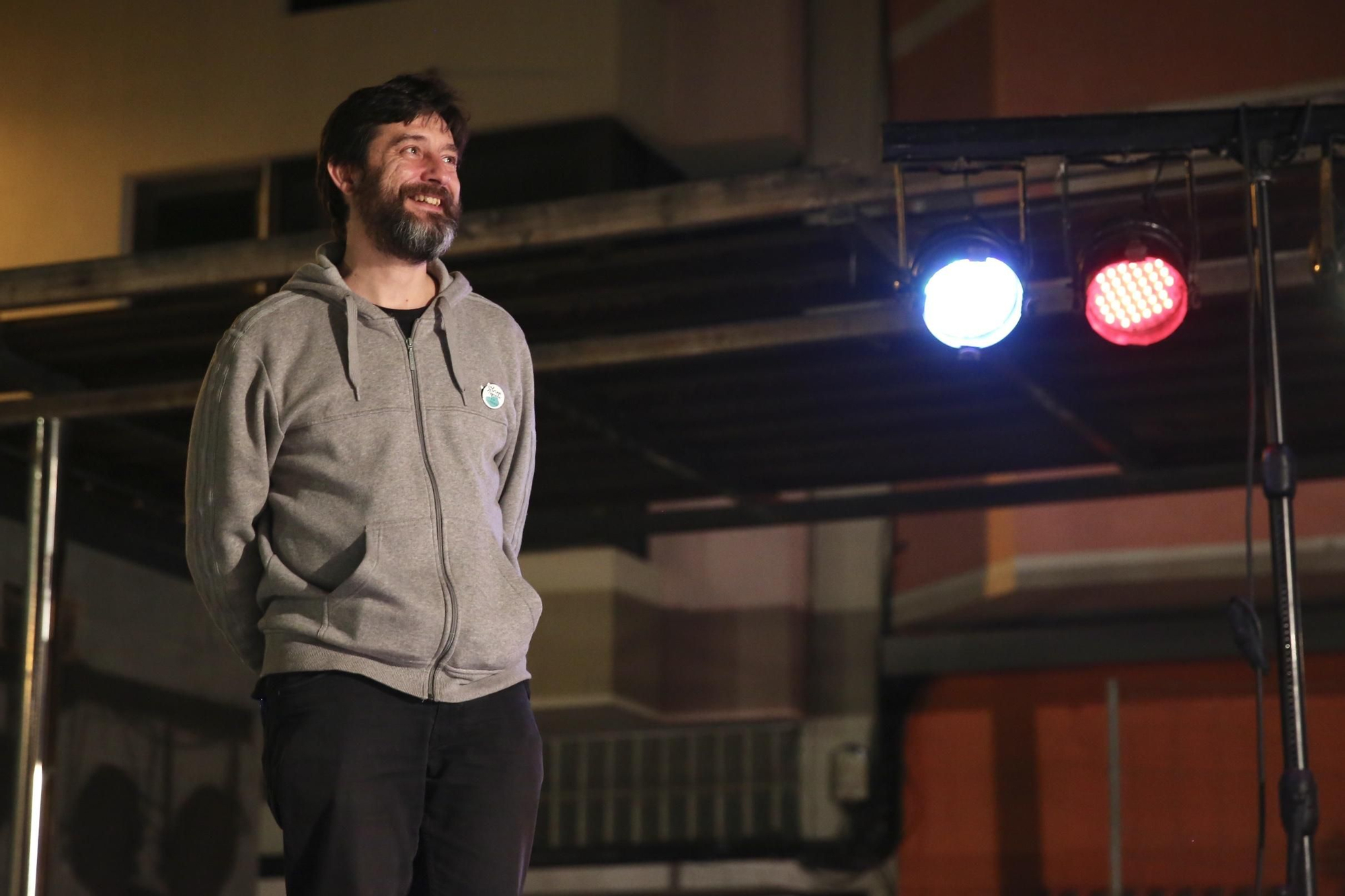 Rafael Mayoral, durante el acto en Las Palmas