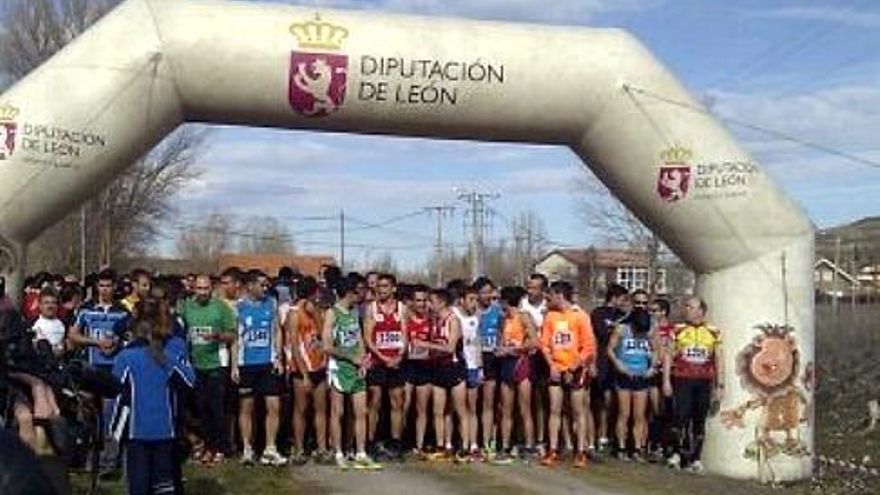 Salida de la pasada prueba del Cross de Quintana.