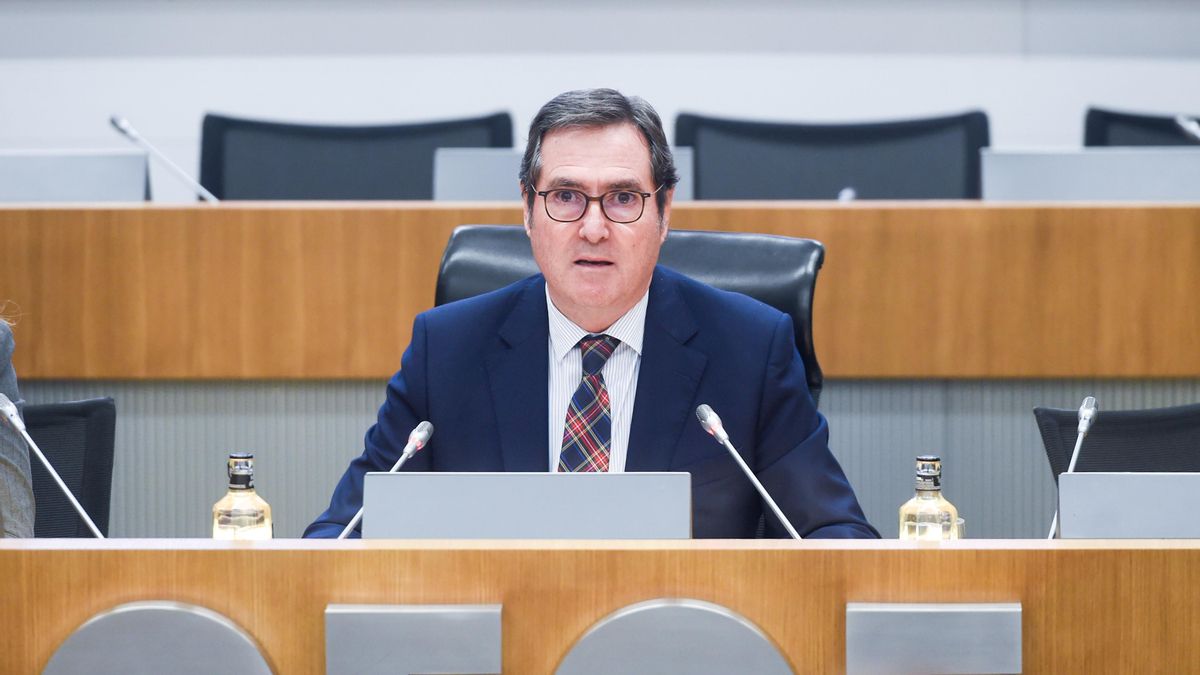 El presidente de CEOE, Antonio Garamendi, en una imagen de archivo.