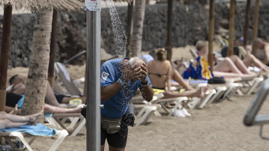 Una de cada seis estaciones de la Aemet alcanzó los 35 ºC, con noches de más de 30 ºC en Canarias
