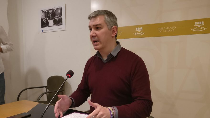 El exportavoz de Podemos en el Parlamento riojano, Germán Cantabrana.