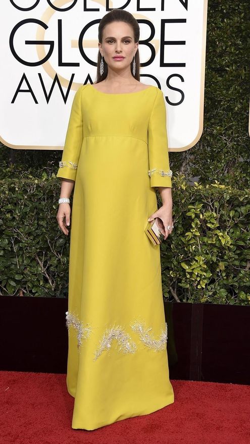 Natalie Portman, embarazada en la alfombra roja