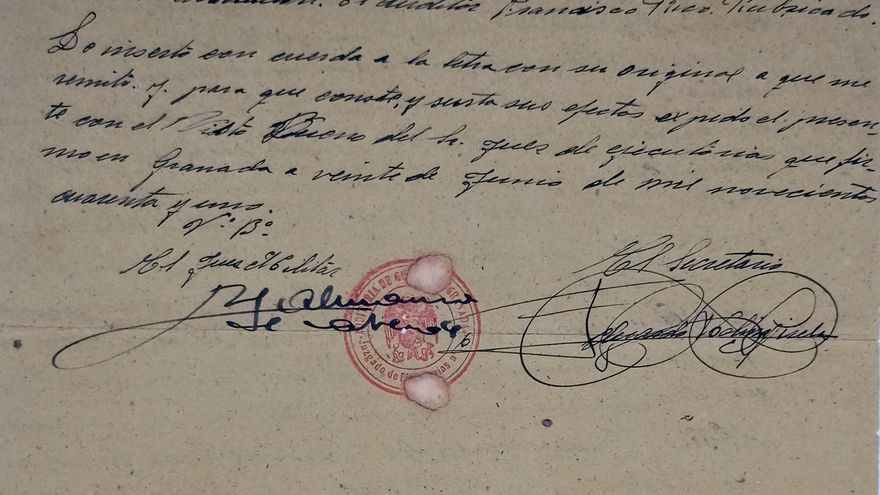 Copia de la sentencia por la que Emeterio pudo salir de la cárcel