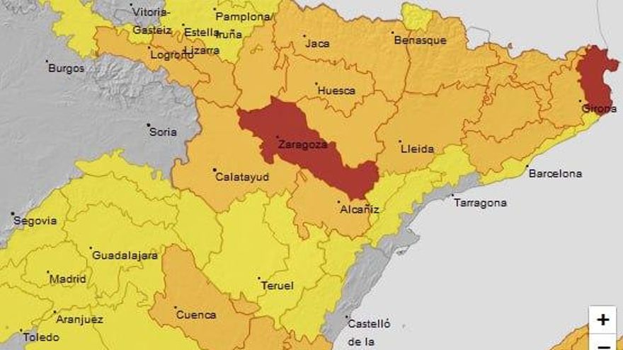Zaragoza registra la noche más cálida de su historia con 28,1 grados de mínima