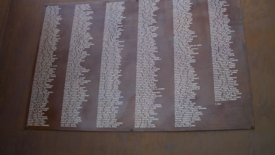 La asociación memorialista de Palencia denuncia la desaparición de la placa con los nombres de 500 represaliados