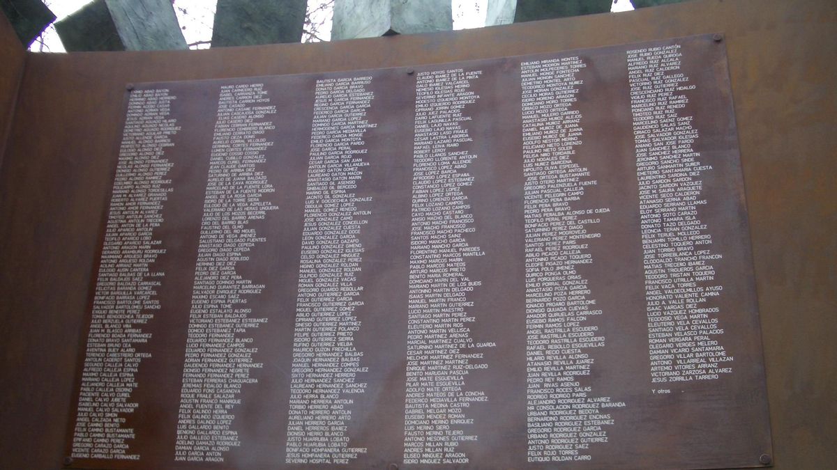 La placa que ha sido sustraída.