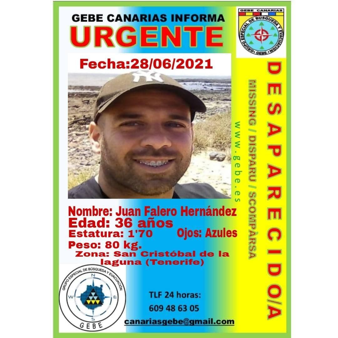 Se busca a  Juan Falero