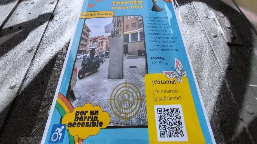 Miss Torreta: vecinas de Tetuán convocan un divertido concurso para hacer más accesibles las aceras del distrito