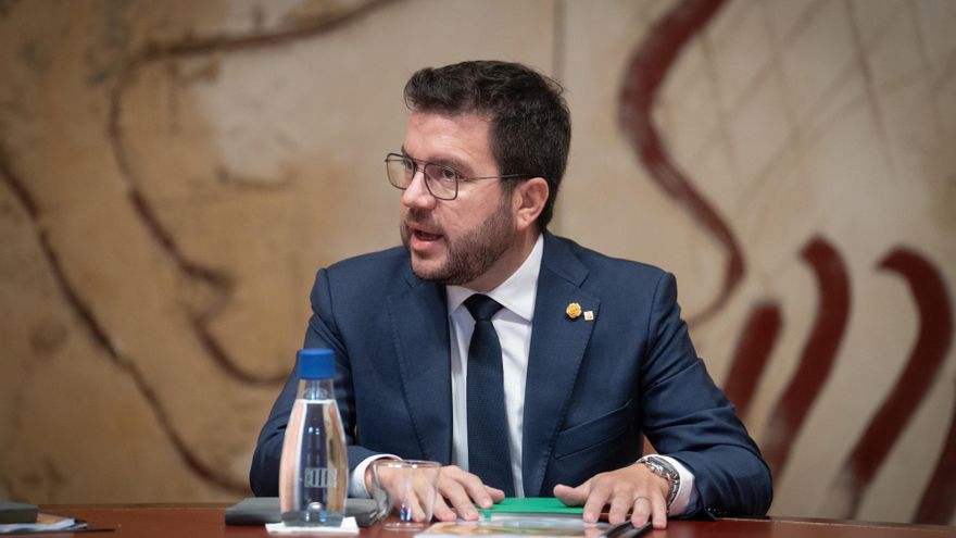 Archivo - El presidente de la Generalitat, Pere Aragonès, en una imagen de archivo.