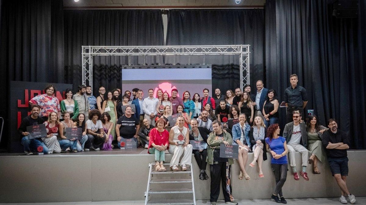 Acto de clausura de la segunda edición del Festival de Cortometrajes John Lee