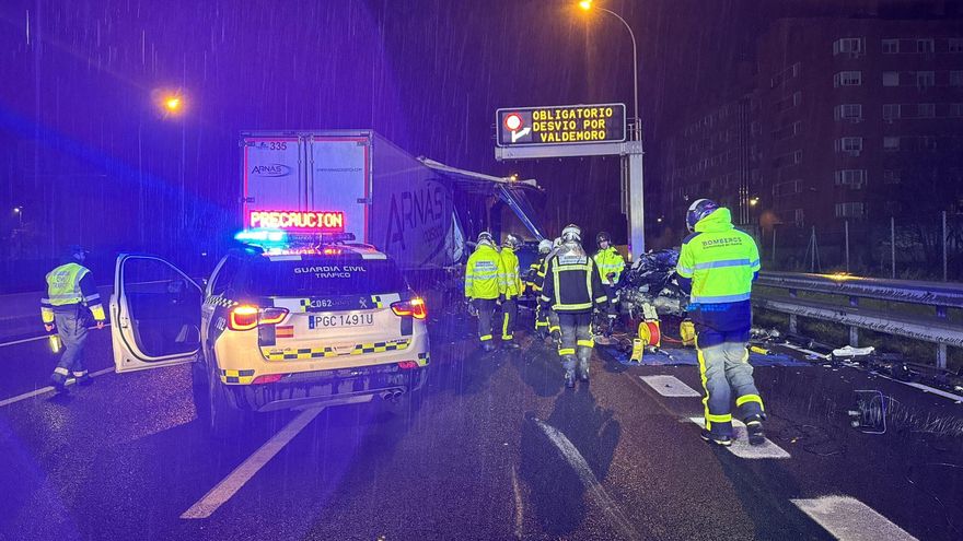 Noche trágica en la A-4: dos hombres mueren en sendos accidentes en el mismo punto de la autovía en Valdemoro