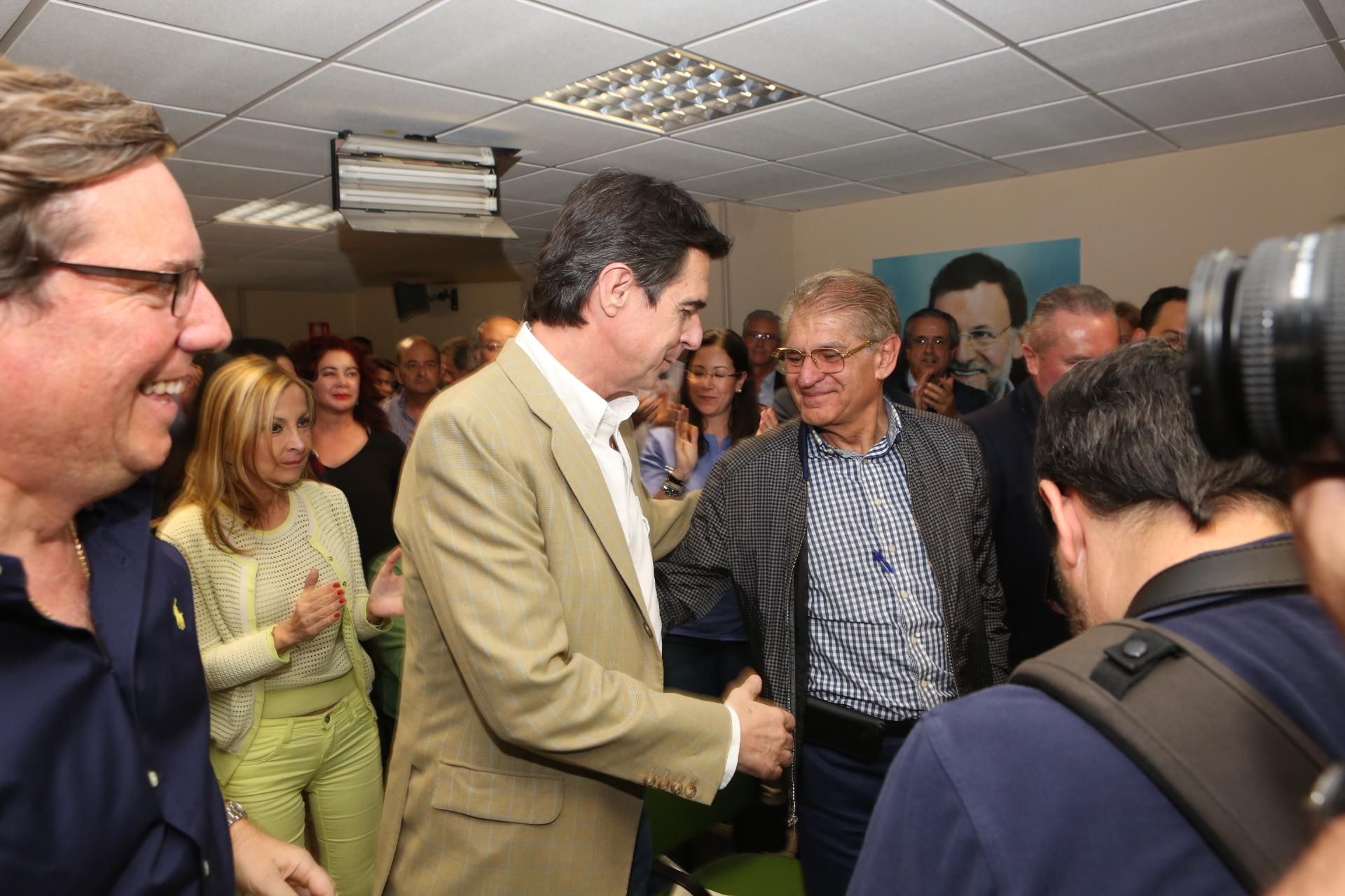 Imágenes de la sucesión de José Manuel Soria por Asier Antona.al frente del PP de Canarias. (Alejandro Ramos).