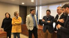 Miembros de la Asamblea Regional durante la Comisión del AVE