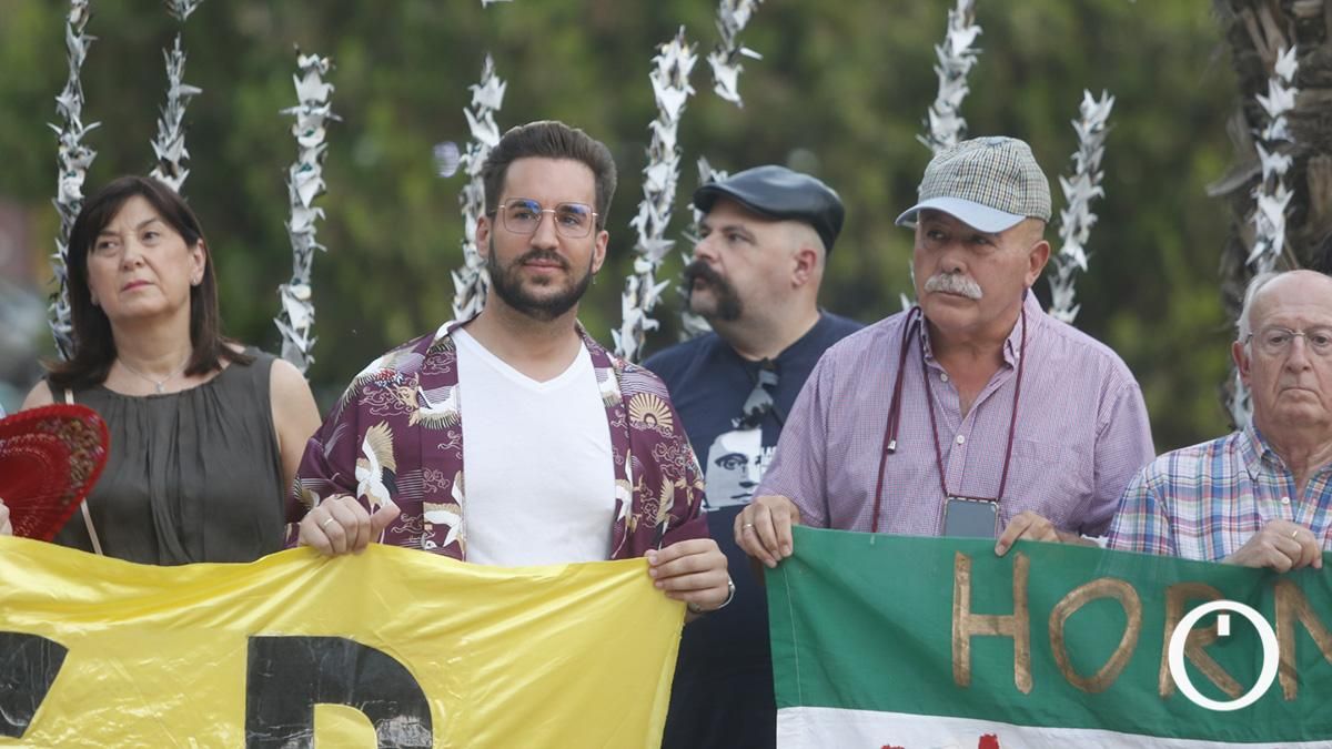 Concentración por el 77 aniversario del lanzamiento de las bombas atómicas sobre Nagasaki e Hiroshima