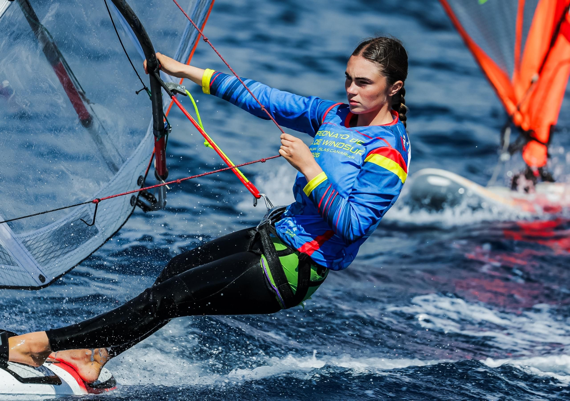 Olivia Sánchez, campeona de España de la clase Techno 293.
