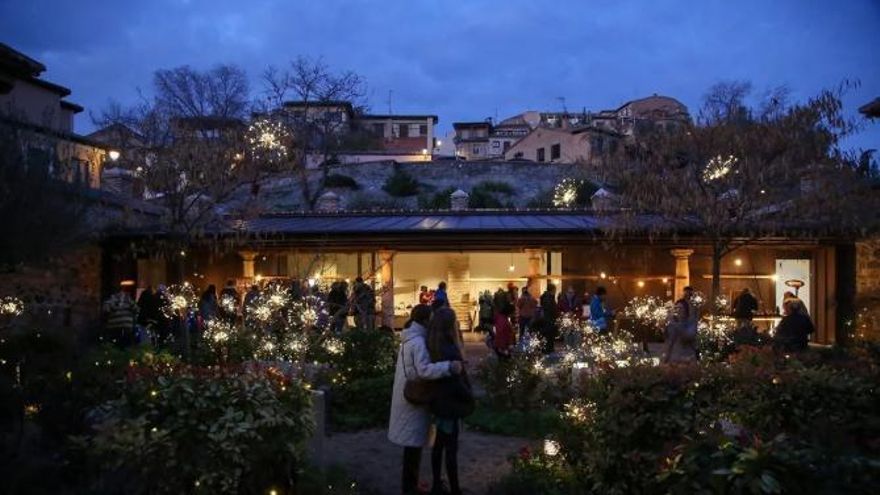 El mercado de las flores abre de nuevo en Toledo por Navidad