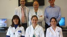 El equipo que ha desarrollado Alofisel. En el sentido de las agujas del reloj: Héctor Guadalajara, García Olmo, Mariano García, María Luz Vega, Dolores Herreros y Susana Olmedilla.