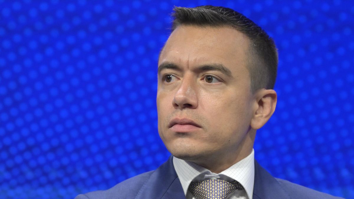 El Presidente de Ecuador, Daniel Noboa. 