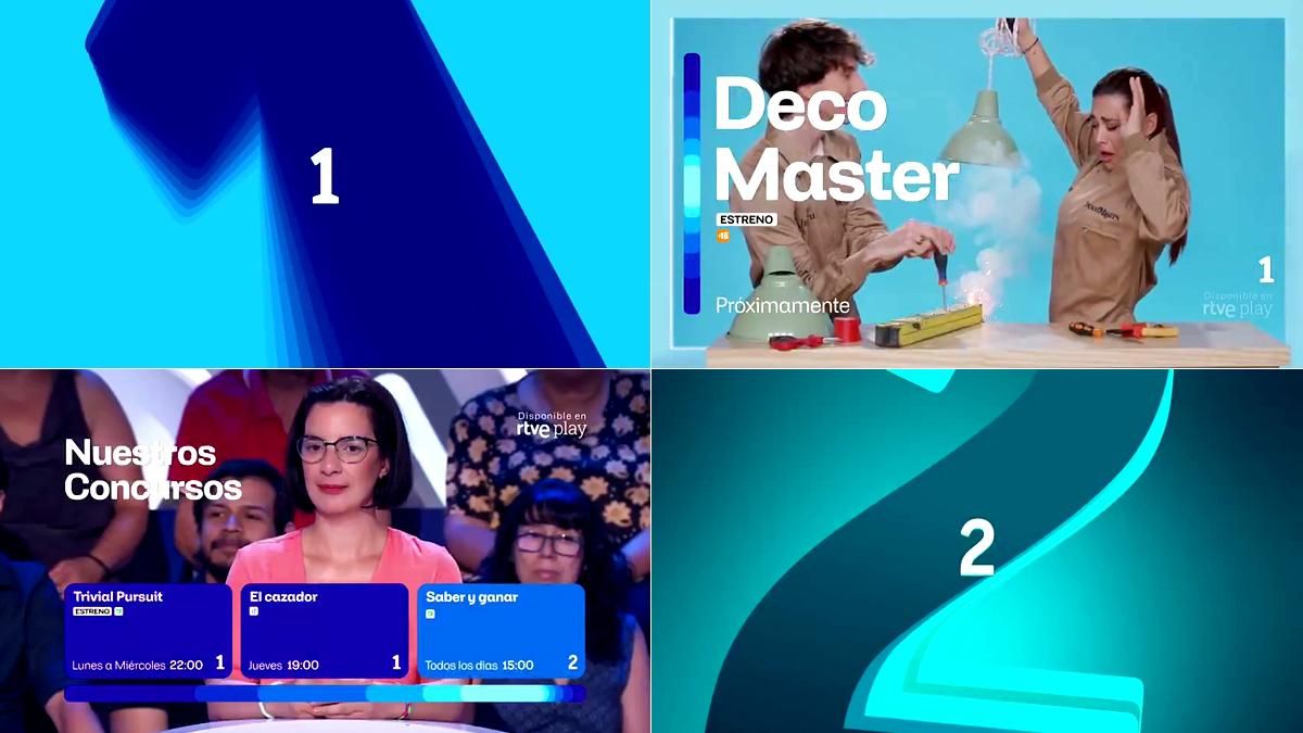 RTVE renueva su imagen por su 70 aniversario: así son las nuevas moscas y la continuidad de sus canales