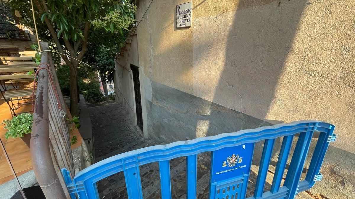 Así está el Casco Histórico de Toledo tras dos reventones en una de las tuberías de agua más grandes de la ciudad