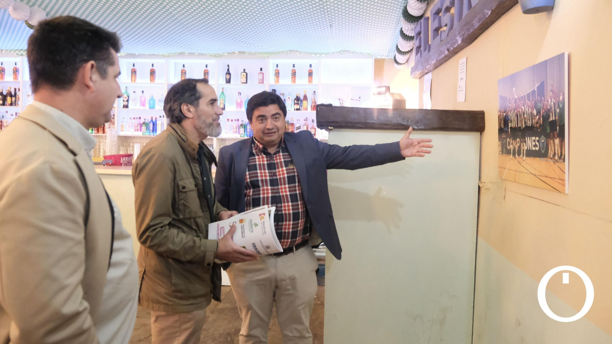 Exposición '10 años del Córdoba Futsal ' en la caseta de las matildes