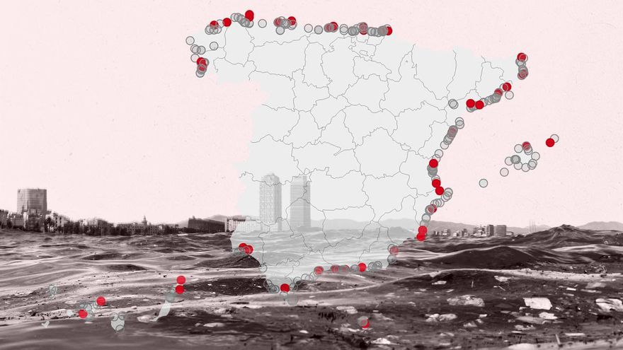 El mapa de las banderas negras: 48 playas revelan los problemas ambientales de la costa española