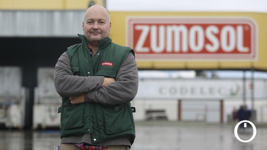 Fernando Trujillo, trabajador de Zumosol en Palma del Río