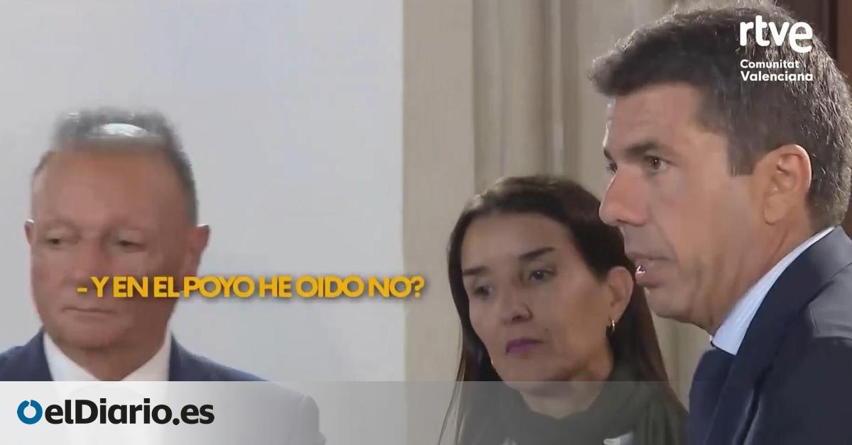 Un nuevo vídeo revela que Mazón sabía del riesgo en el Poyo antes de acudir a El Ventorro el día de la dana