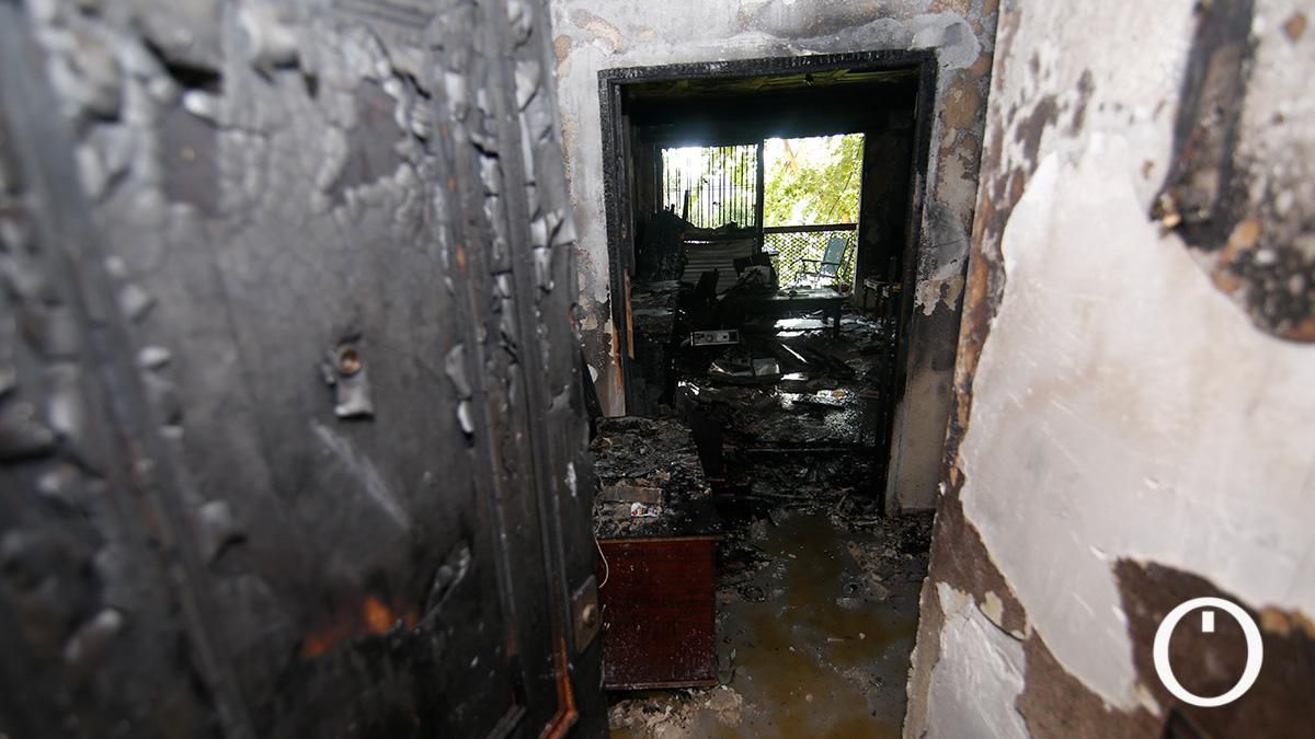 Imagen de archivo del interior de una vivienda incendiada.